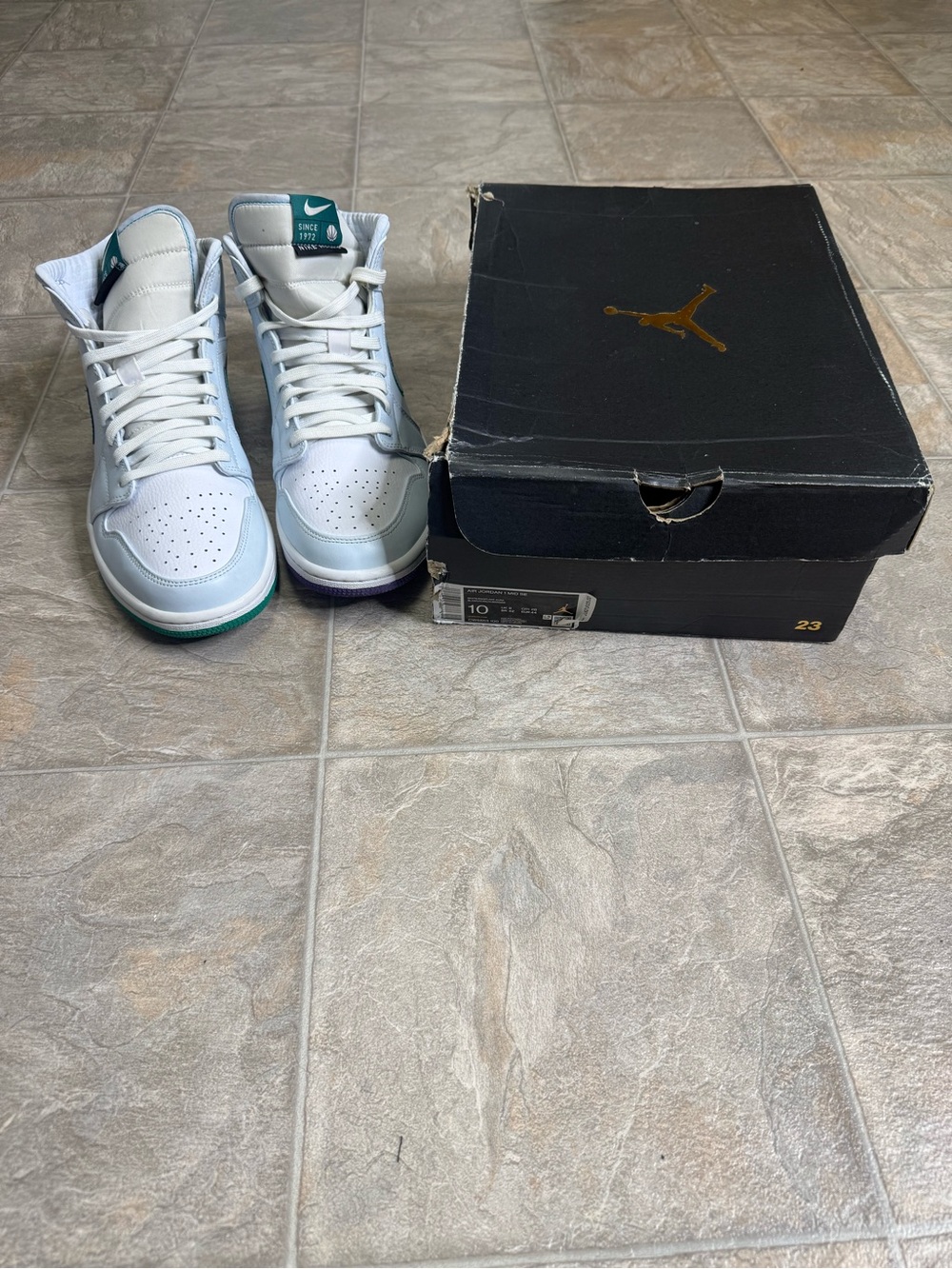 Air Jordan 1 Mid SE Pregame Pack Mindfulness Mens Shoe Size 10 CW5853-100 Preown